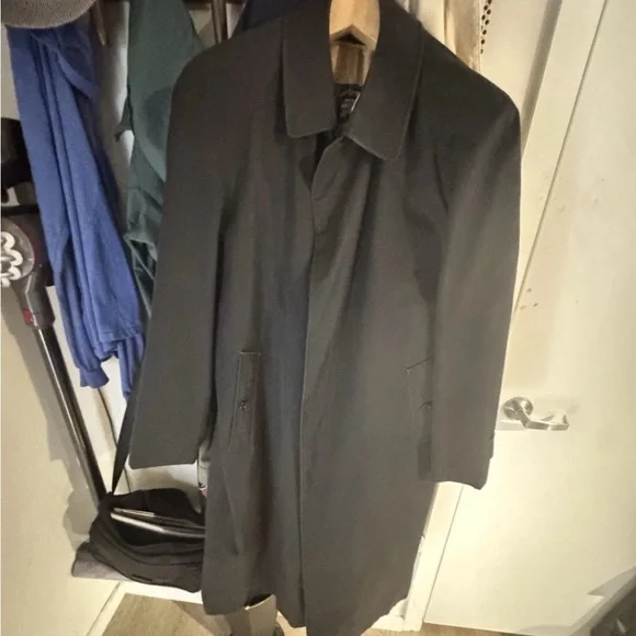 Burberry Charcoal Trench Coat - Picture 1 of 6